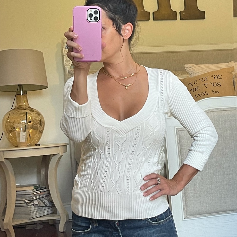 Bebe 3/4 Sleeve Swater